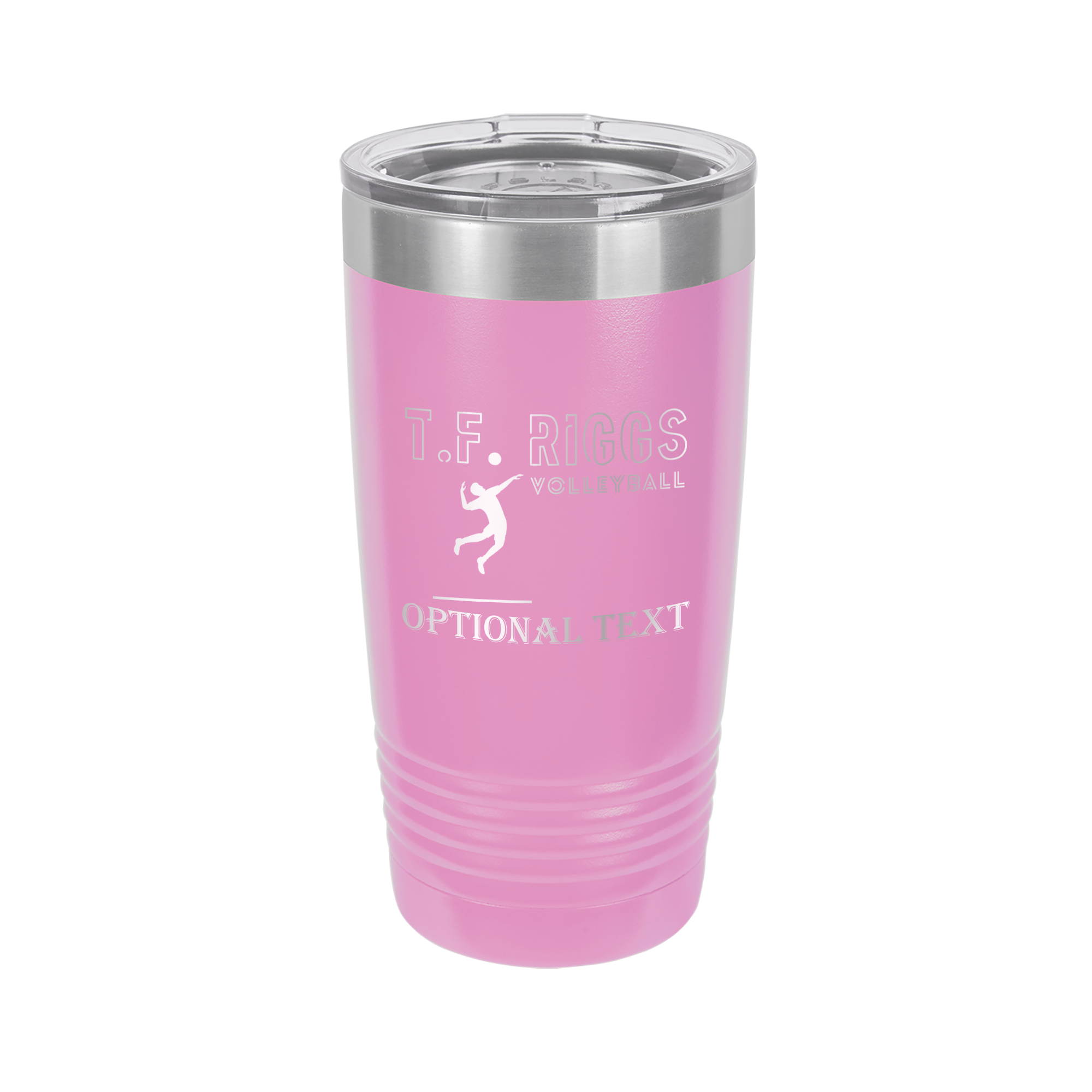 T.F. Riggs Volleyball Fan Gift, 20 oz Ringneck Tumbler