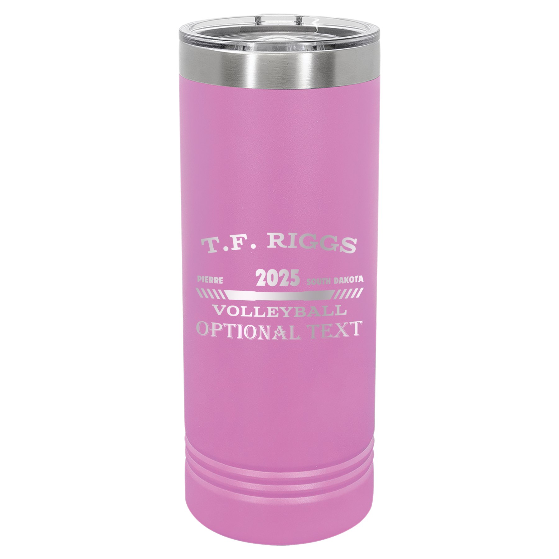 T.F. Riggs Volleyball 22 oz Skinny Tumbler