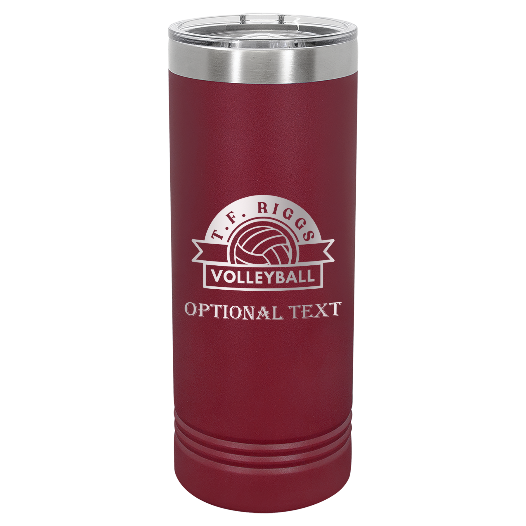 T.F. Riggs Volleyball Team Spirit 22 oz Skinny Tumbler