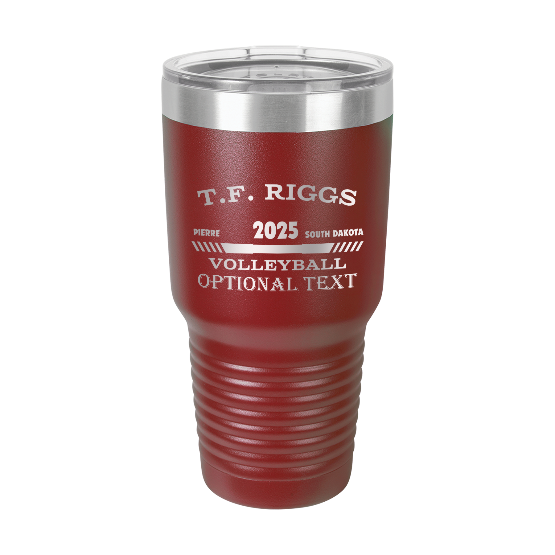 T.F. Riggs Volleyball 30 oz Ringneck Tumbler