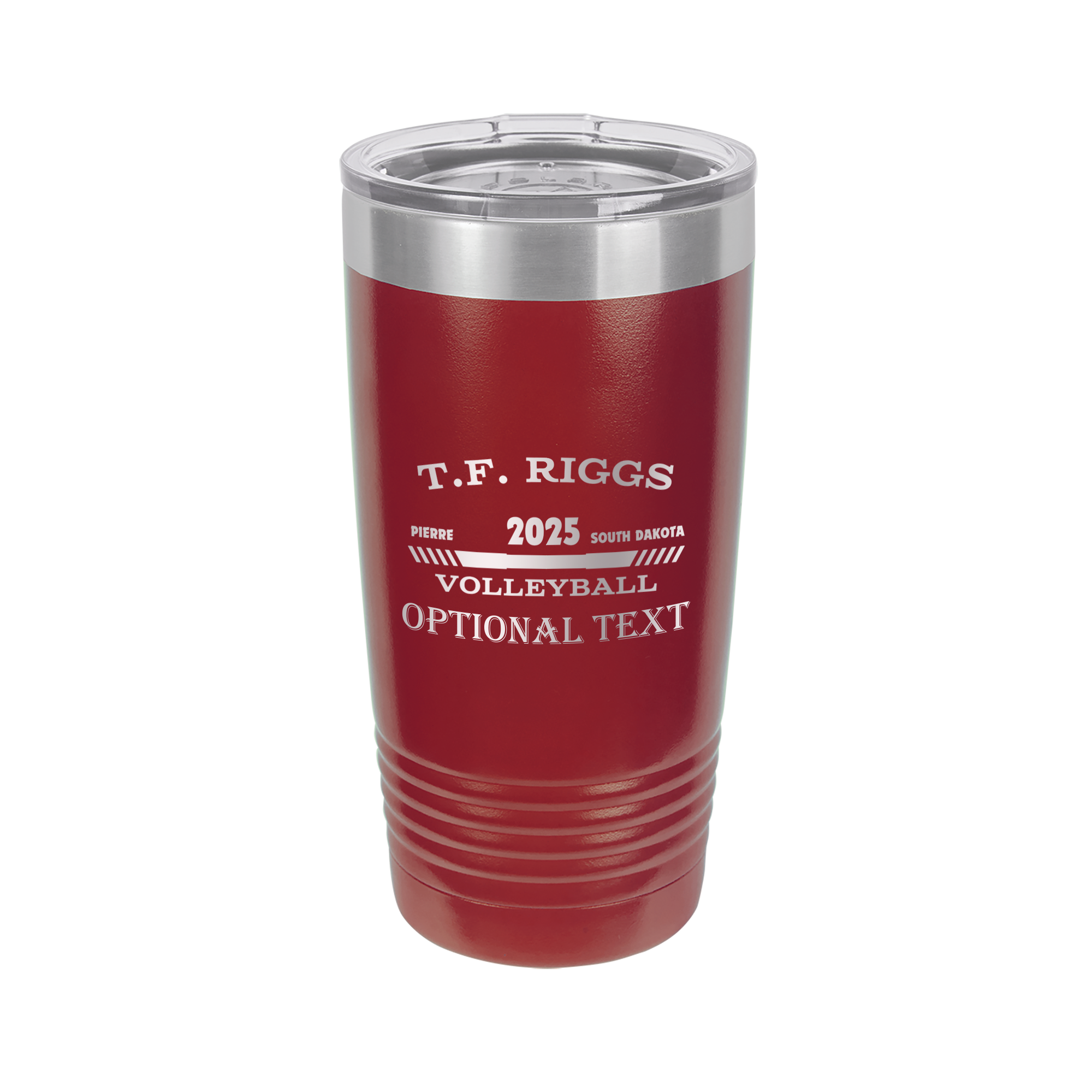T.F. Riggs Volleyball Fan Gear 20oz Tumbler