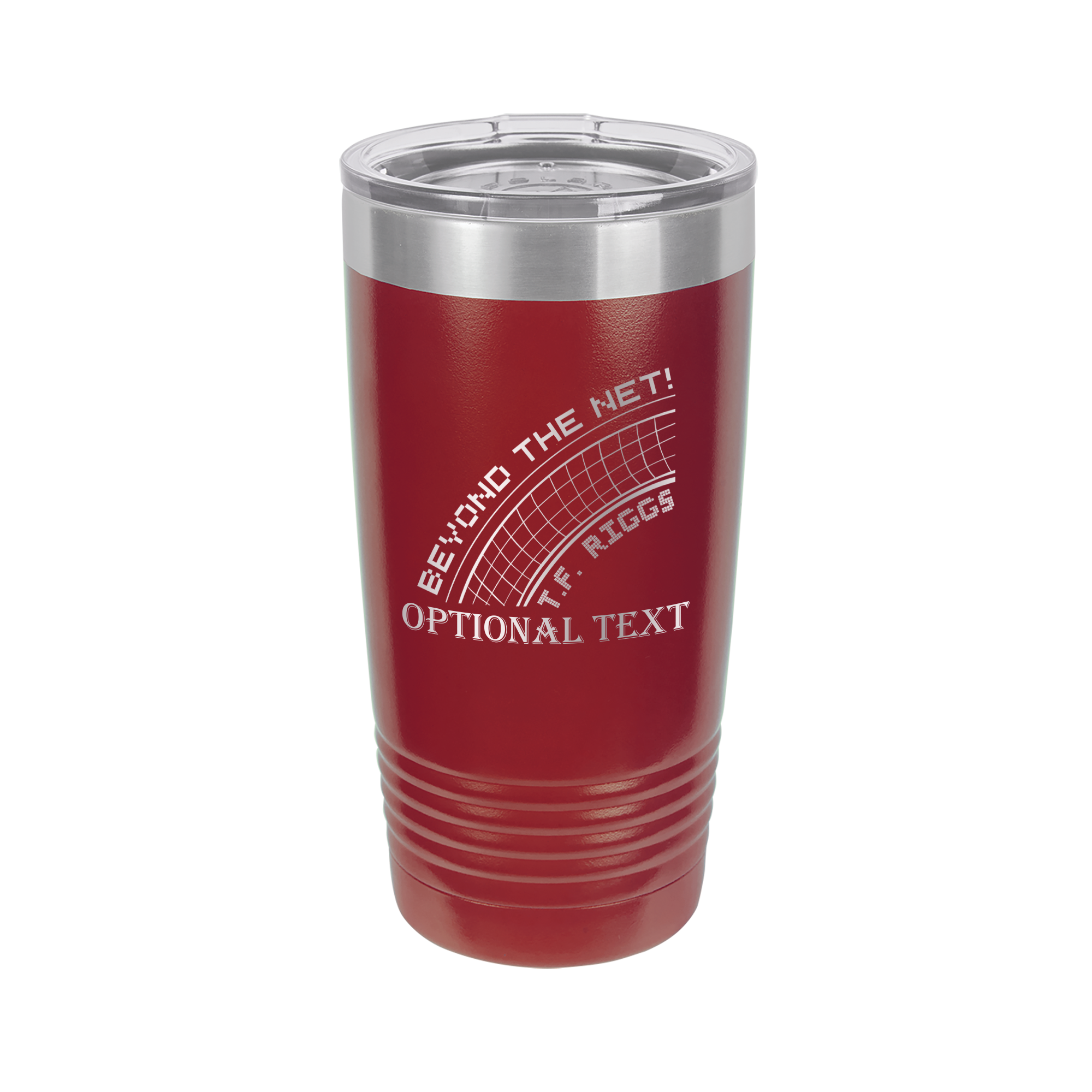 T.F. Riggs Volleyball Supporter Gift, 20 oz Ringneck Tumbler