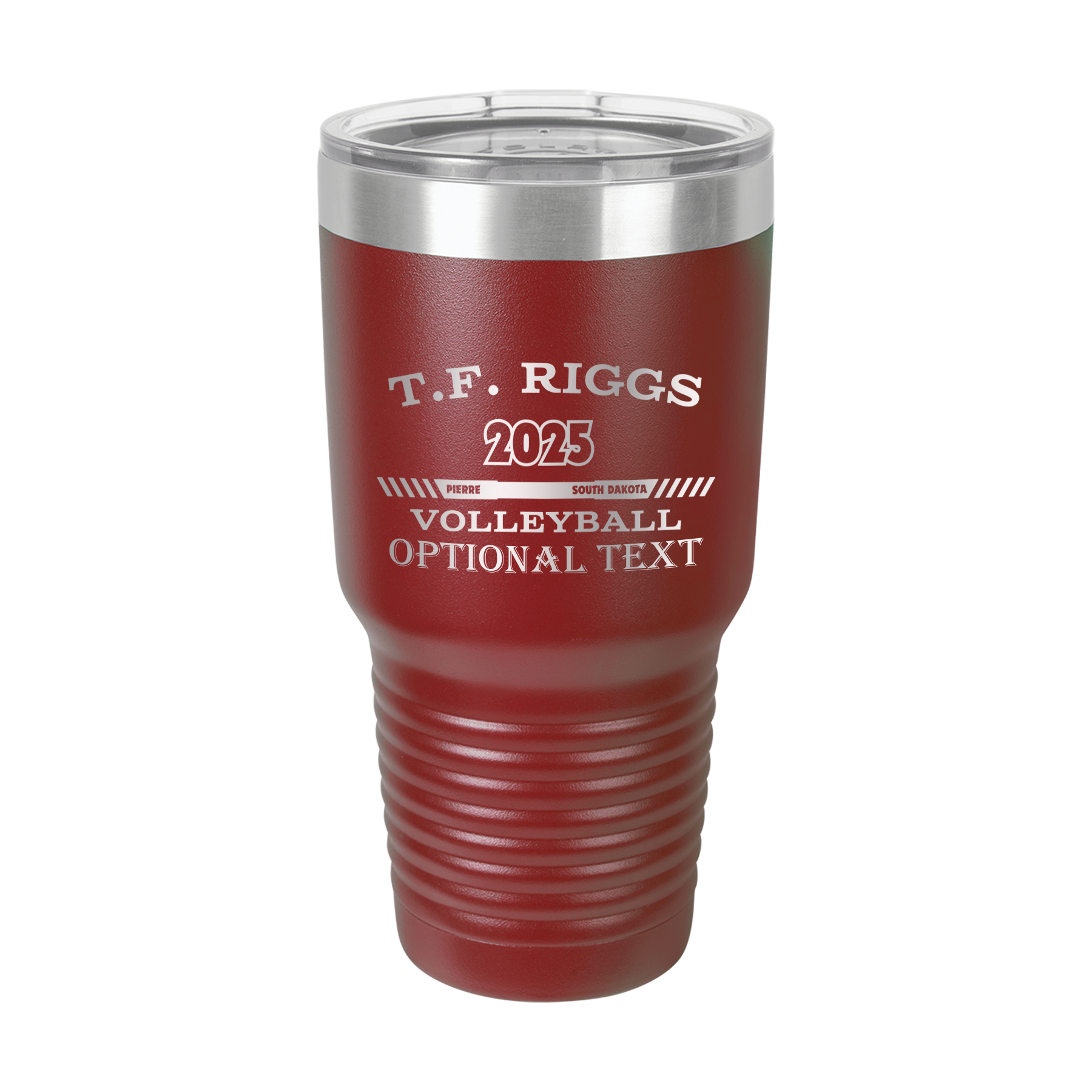 T.F. Riggs Volleyball Game Day 30 oz Ringneck Tumbler