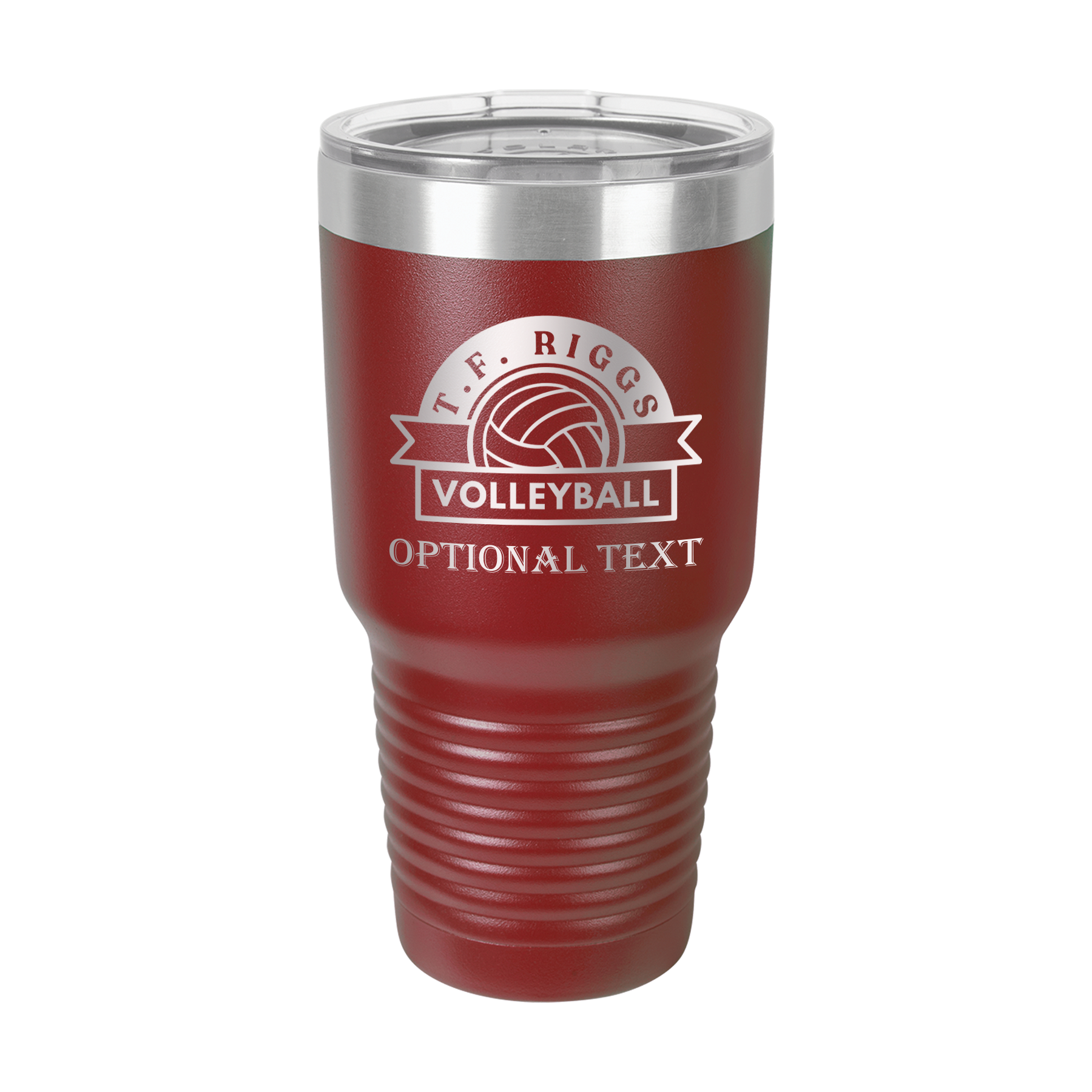 T.F. Riggs Volleyball 30 oz Ringneck Tumbler for Fans