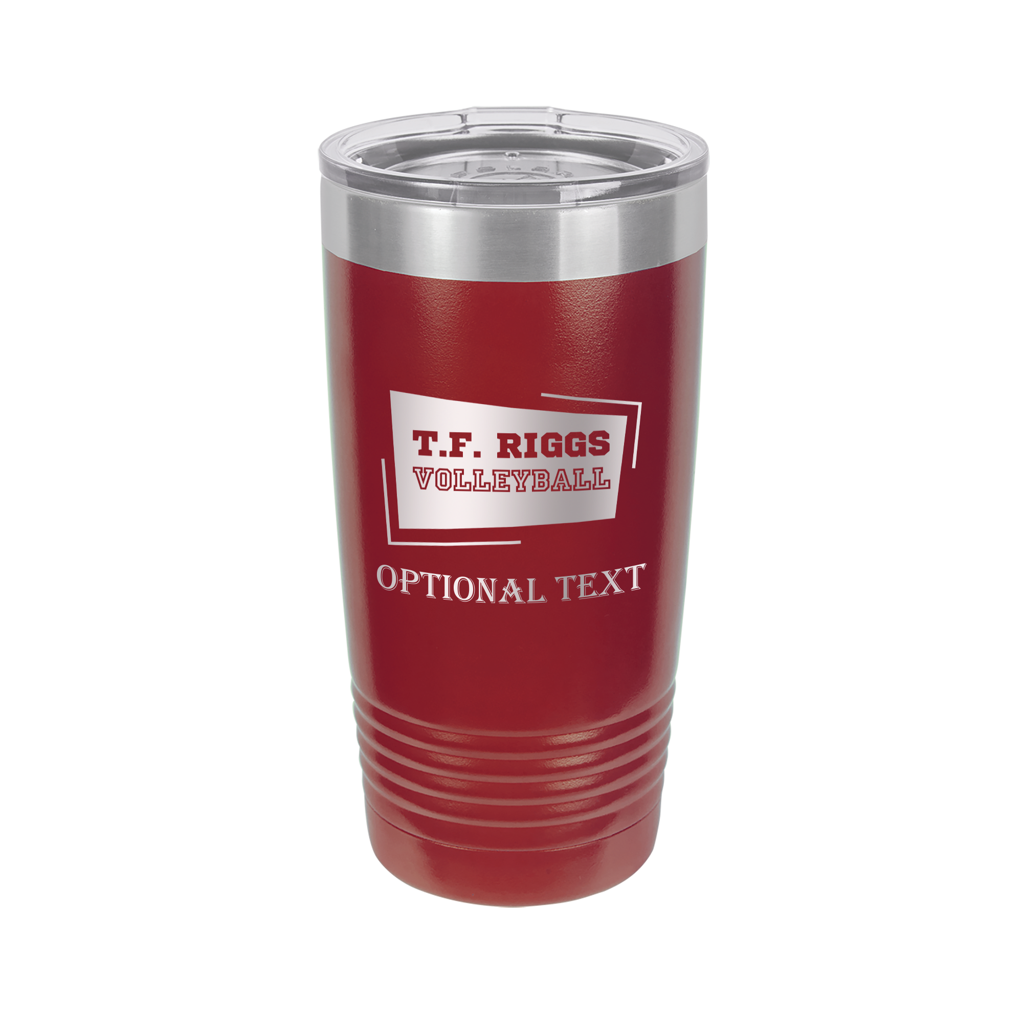T.F. Riggs Volleyball Team Spirit 20 oz Ringneck Tumbler