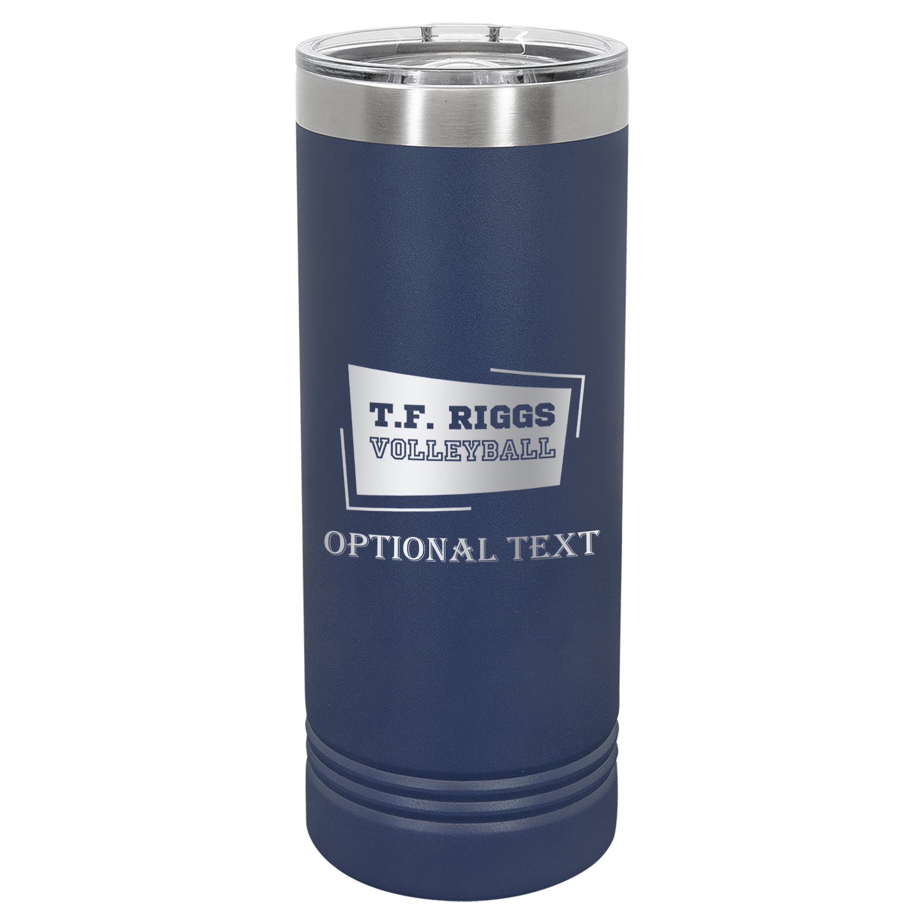 T.F. Riggs Volleyball 22 oz Skinny Tumbler, Student Gift