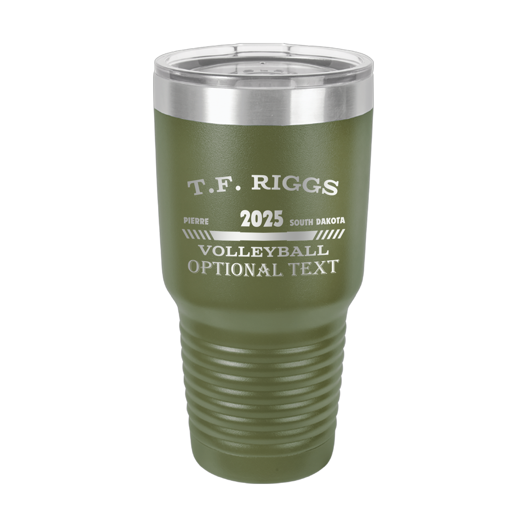 T.F. Riggs Volleyball 30 oz Ringneck Tumbler