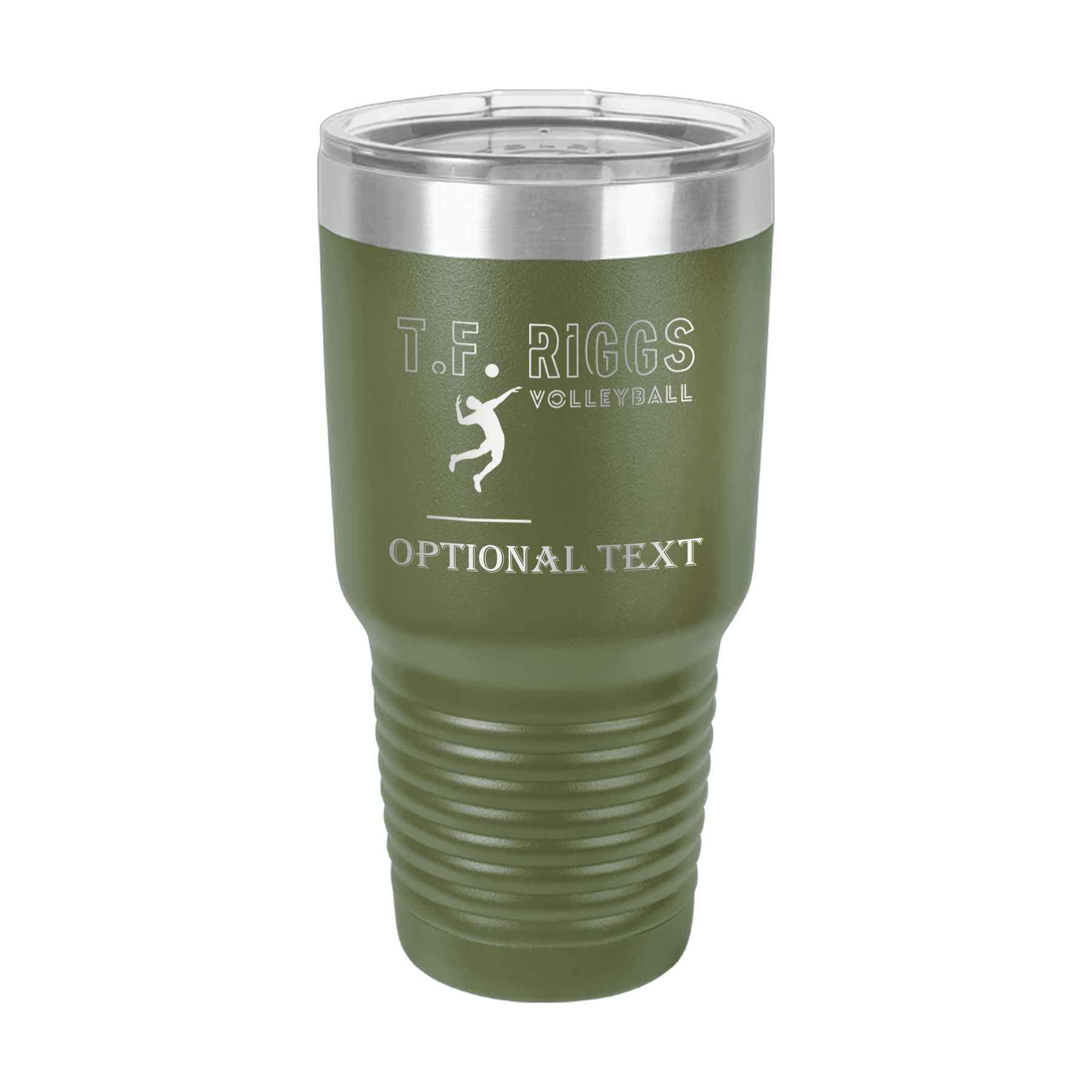 T.F. Riggs Volleyball School Pride 30 oz Ringneck Tumbler