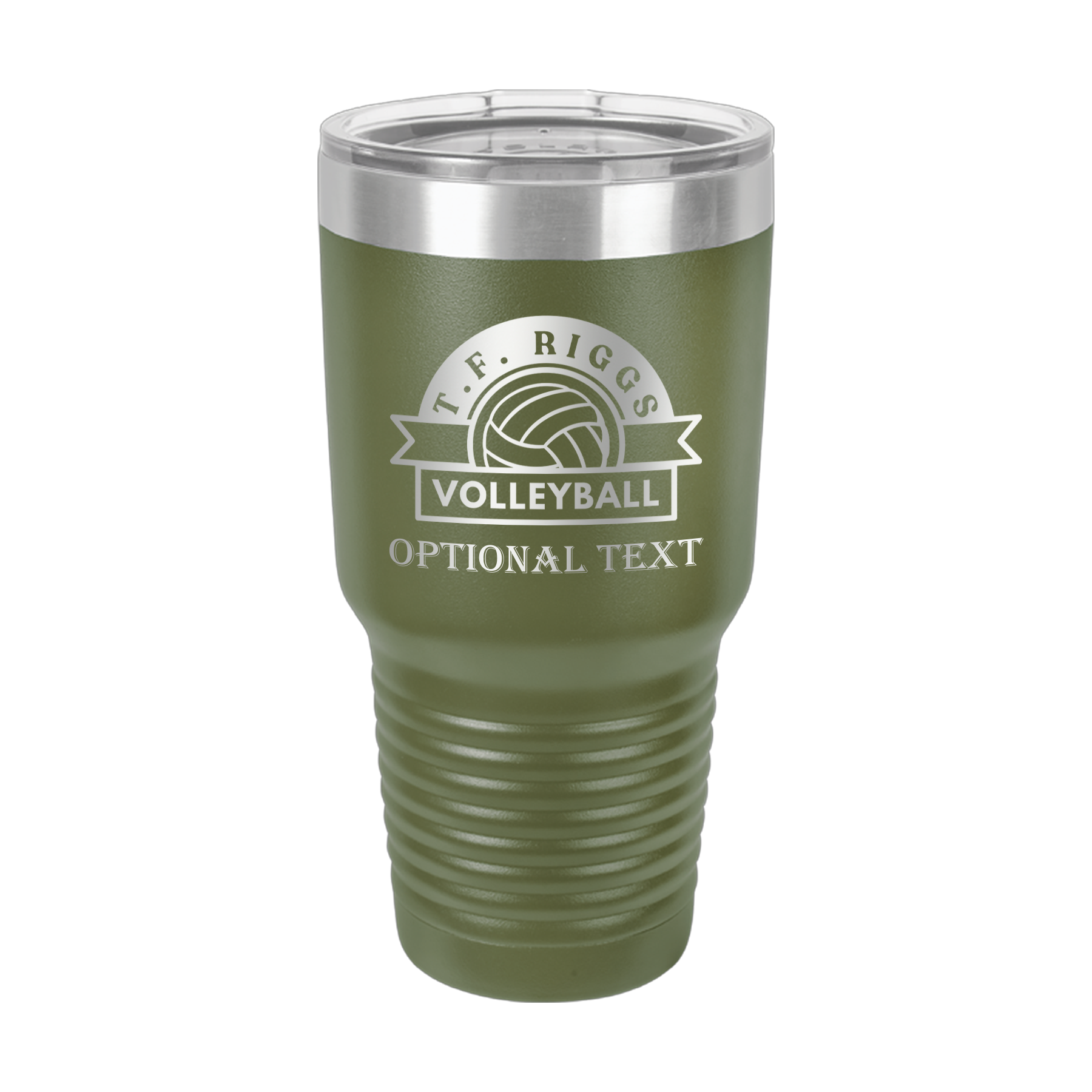 T.F. Riggs Volleyball 30 oz Ringneck Tumbler for Fans