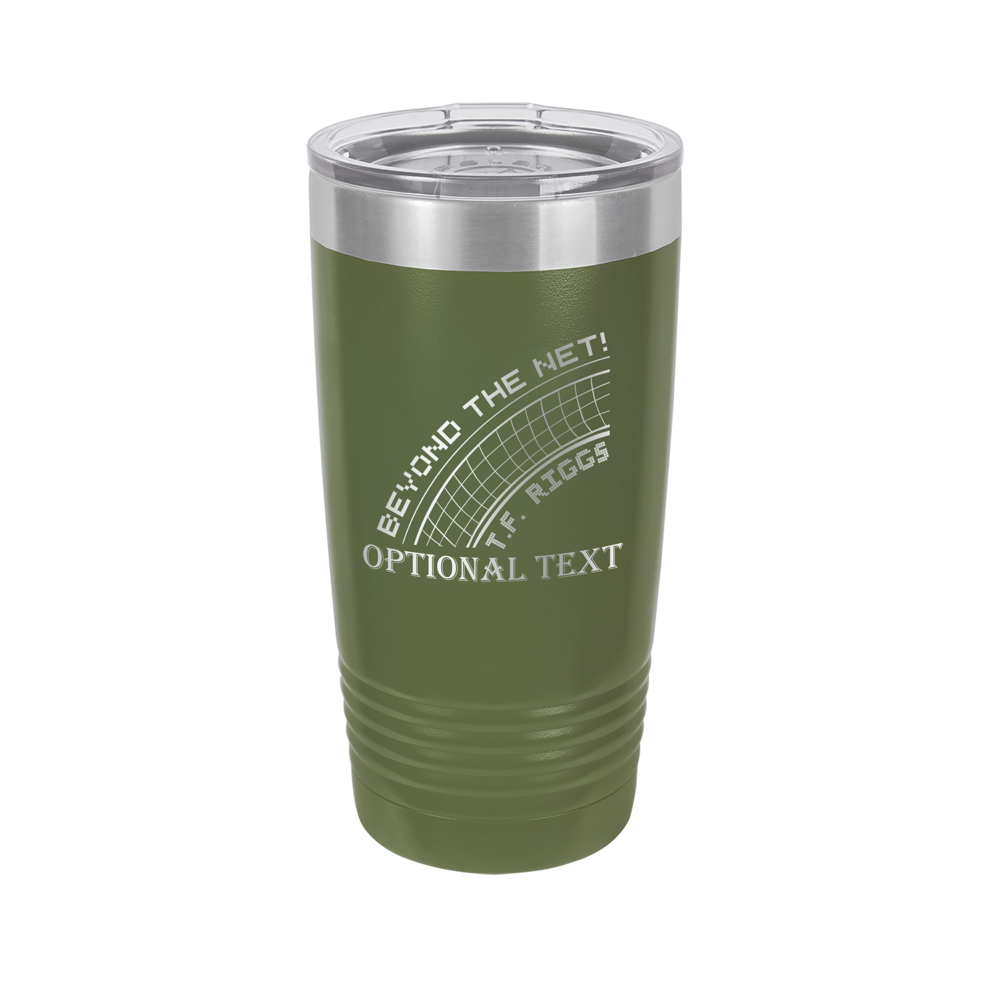 T.F. Riggs Volleyball Supporter Gift, 20 oz Ringneck Tumbler