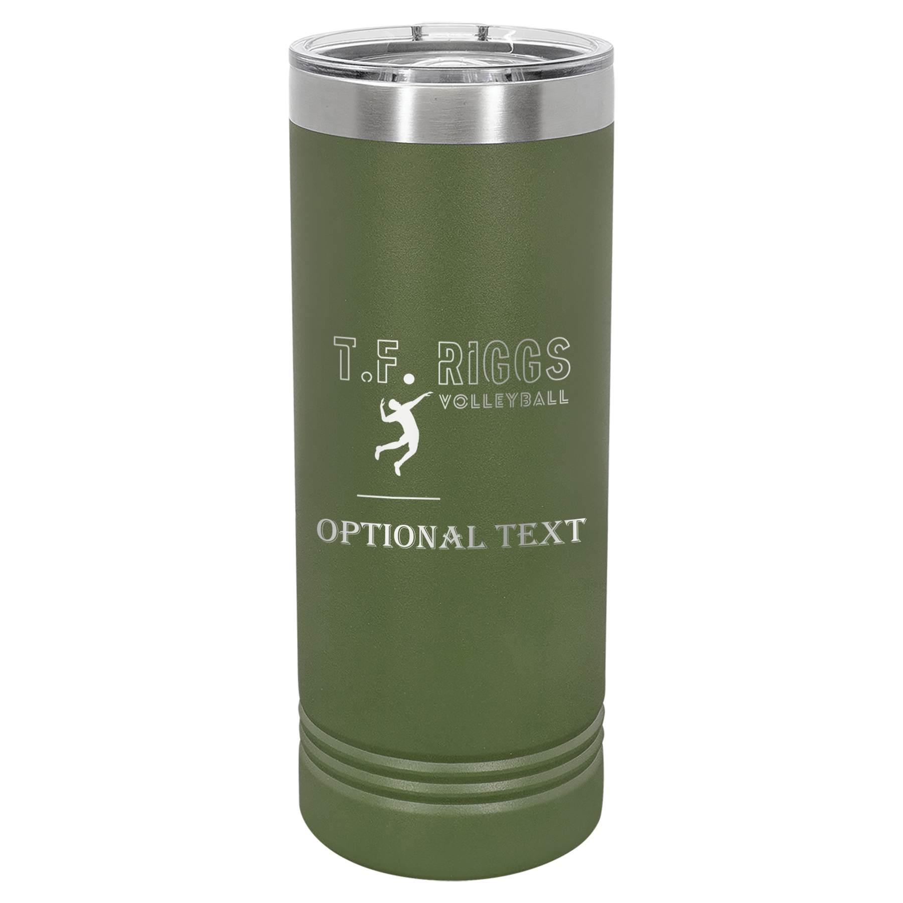 T.F. Riggs Volleyball Family Gift, 22 oz Skinny Tumbler