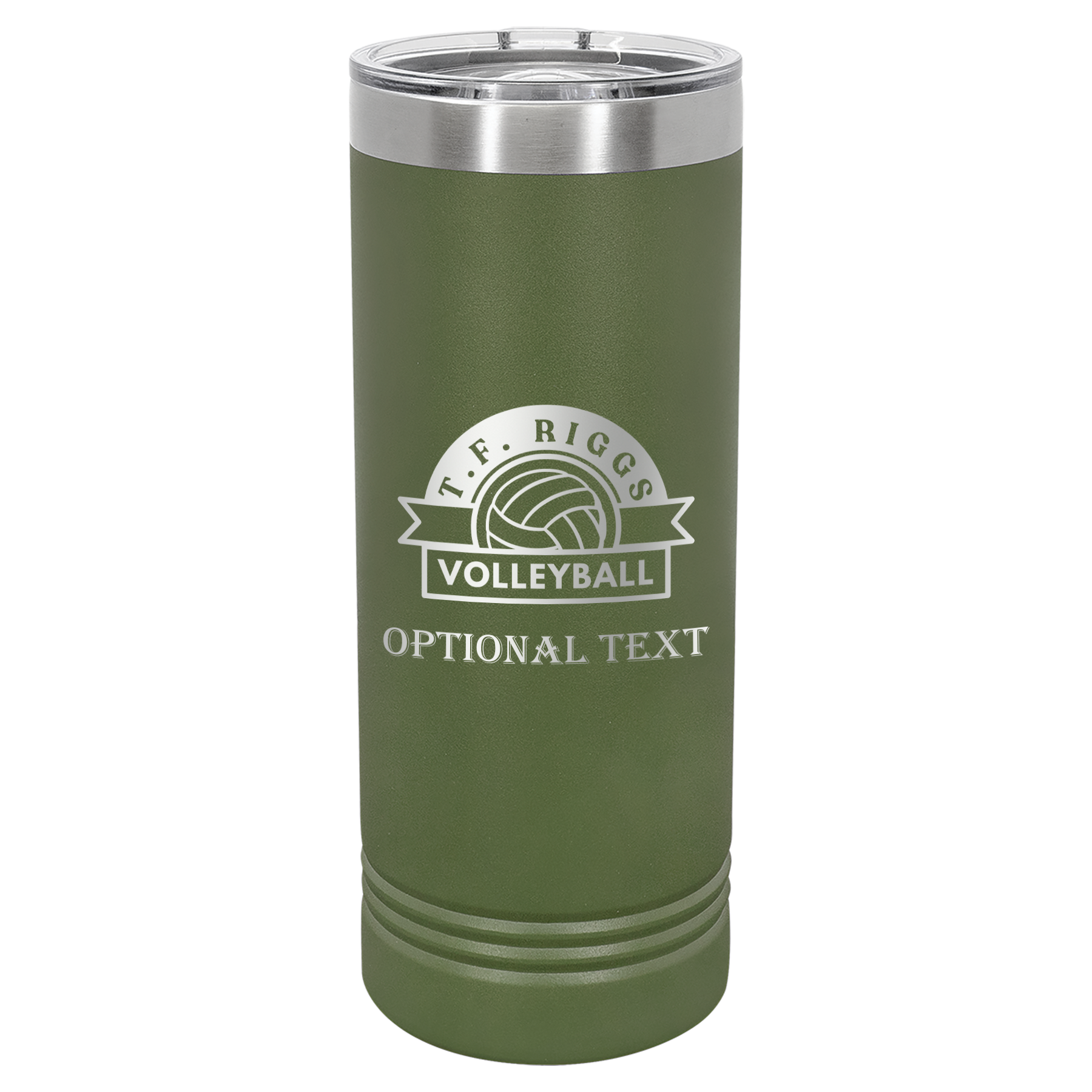 T.F. Riggs Volleyball Team Spirit 22 oz Skinny Tumbler