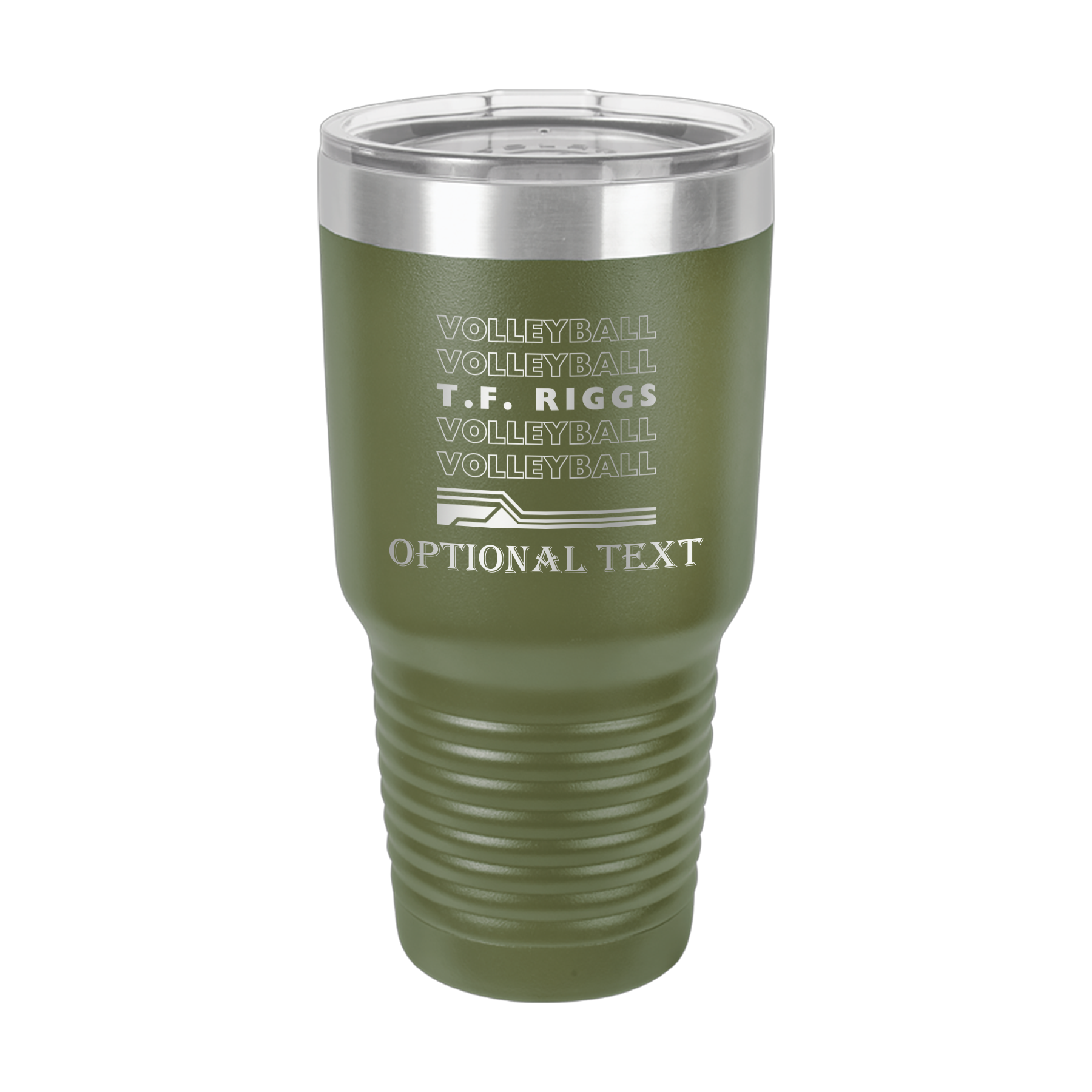 T.F. Riggs Volleyball Supporter 30 oz Ringneck Tumbler