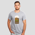 personalized beer removal gray shirt