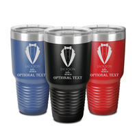 Thumbnail for Personalized Engraved Tumbler For Groomsmen Wedding Gifts