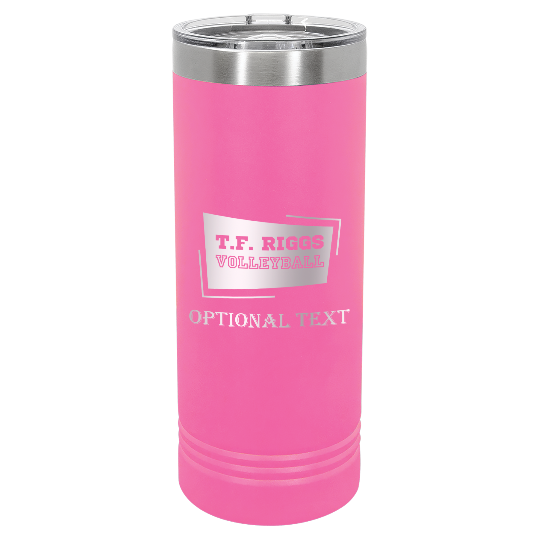 T.F. Riggs Volleyball 22 oz Skinny Tumbler, Student Gift
