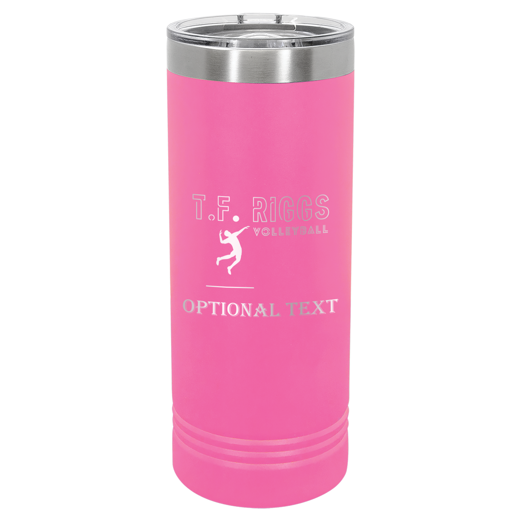 T.F. Riggs Volleyball Family Gift, 22 oz Skinny Tumbler