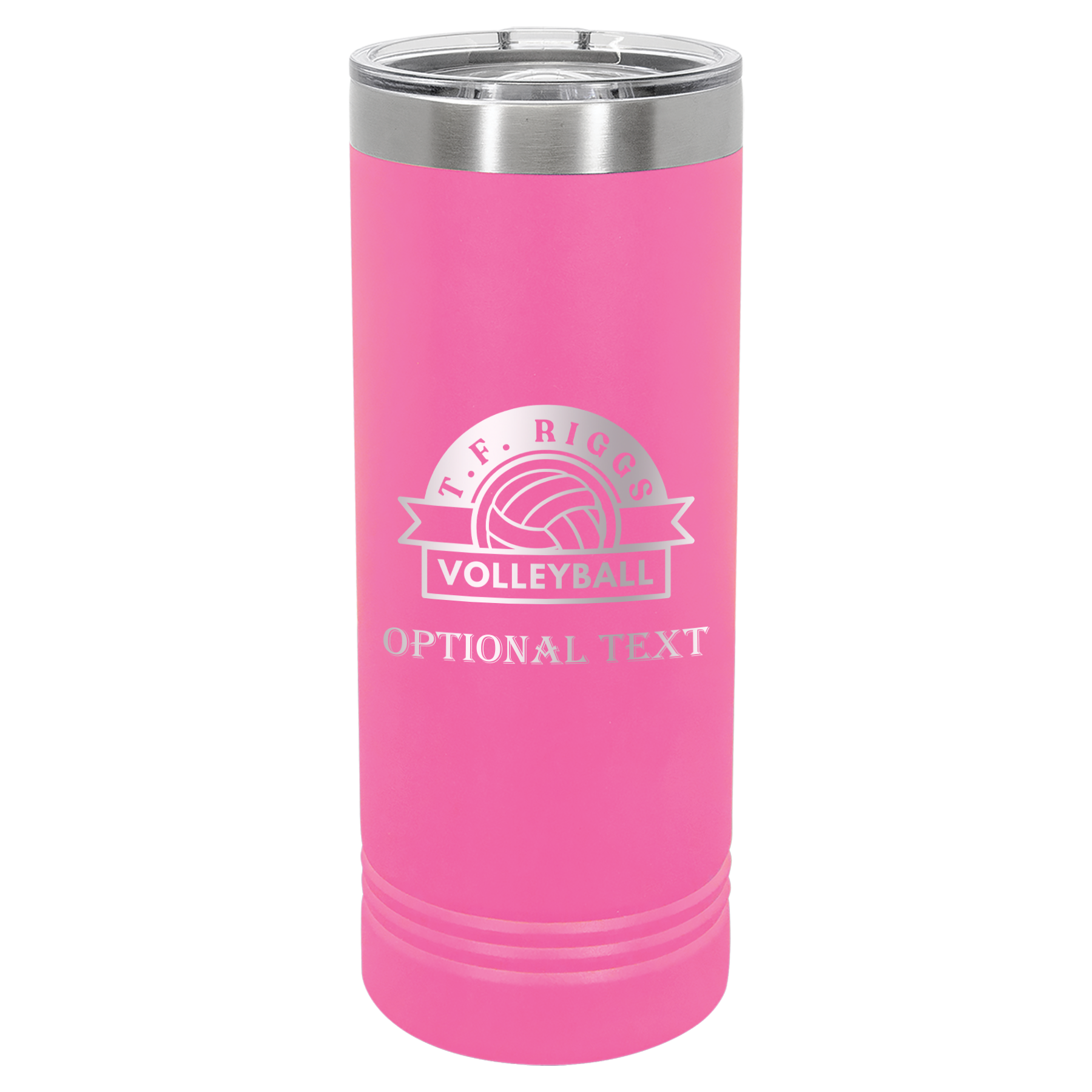 T.F. Riggs Volleyball Team Spirit 22 oz Skinny Tumbler