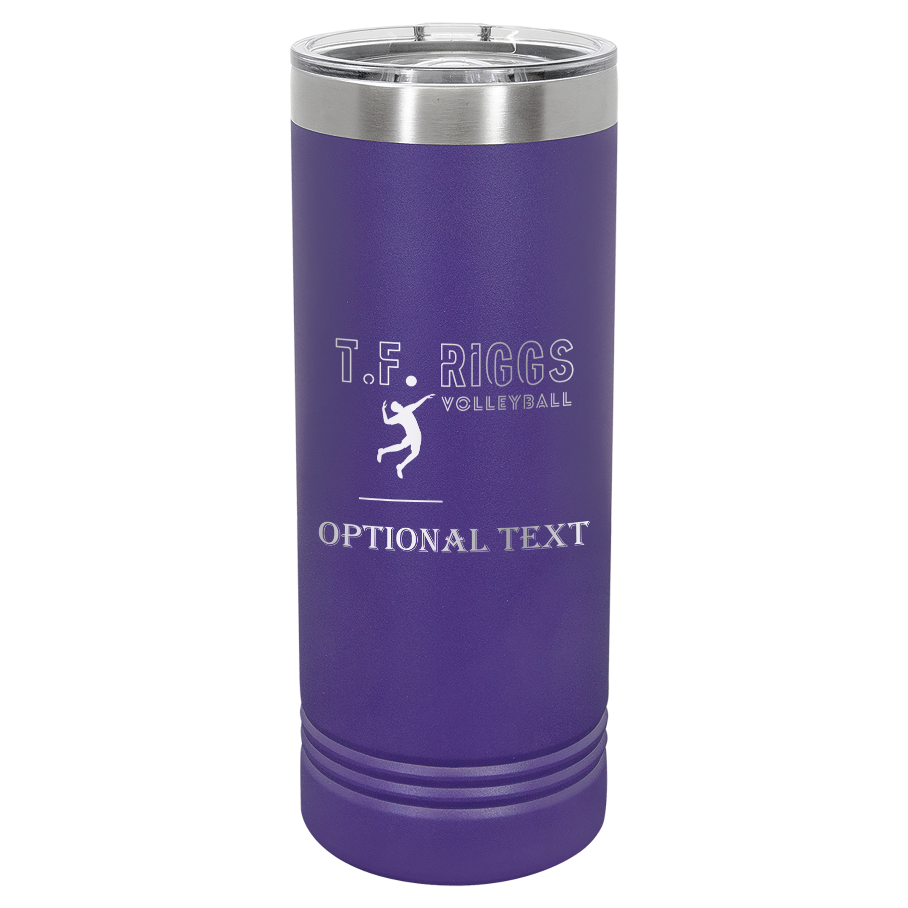 T.F. Riggs Volleyball Family Gift, 22 oz Skinny Tumbler
