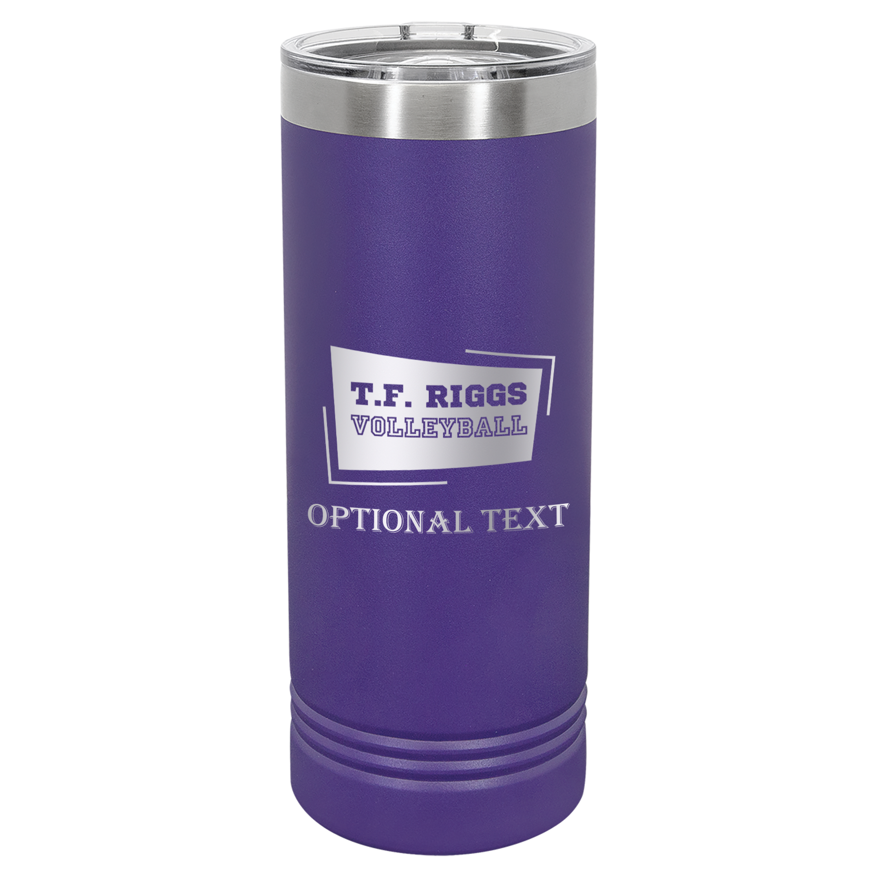T.F. Riggs Volleyball 22 oz Skinny Tumbler, Student Gift