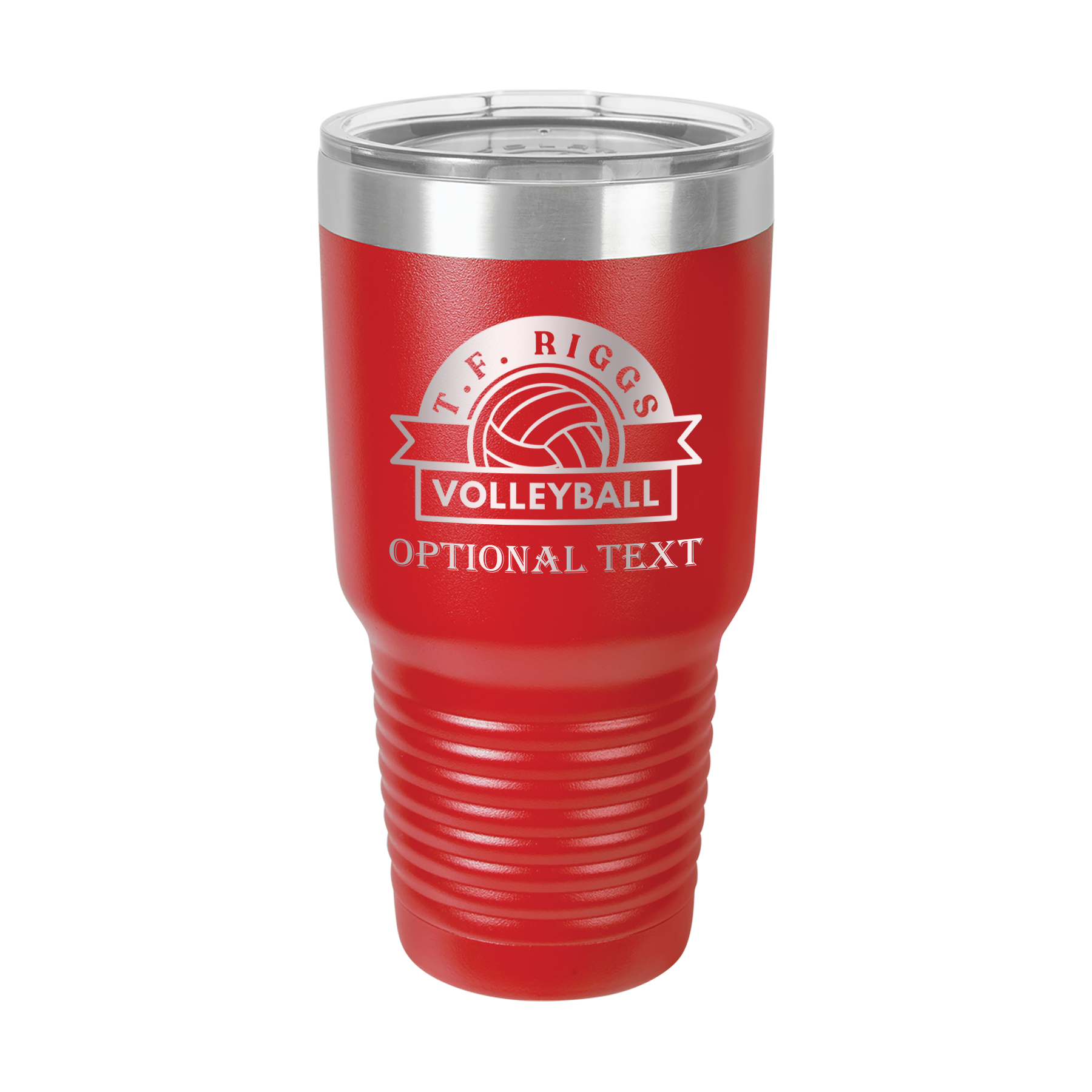 T.F. Riggs Volleyball 30 oz Ringneck Tumbler for Fans