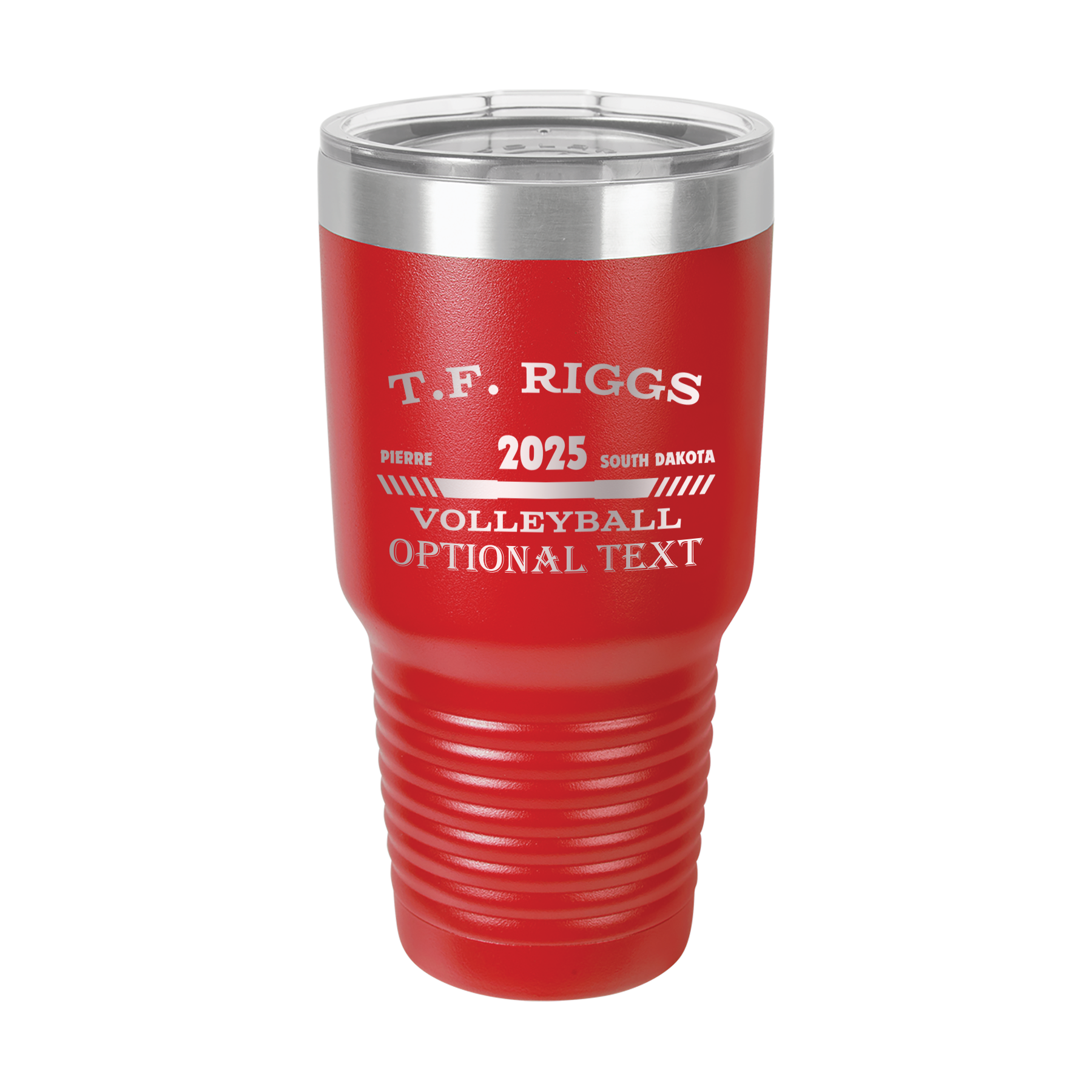 T.F. Riggs Volleyball 30 oz Ringneck Tumbler