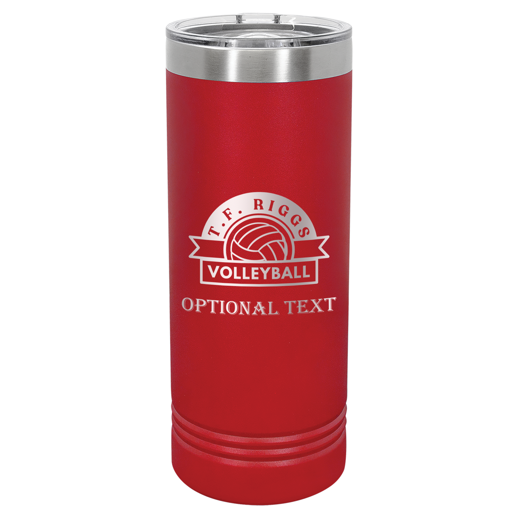 T.F. Riggs Volleyball Team Spirit 22 oz Skinny Tumbler