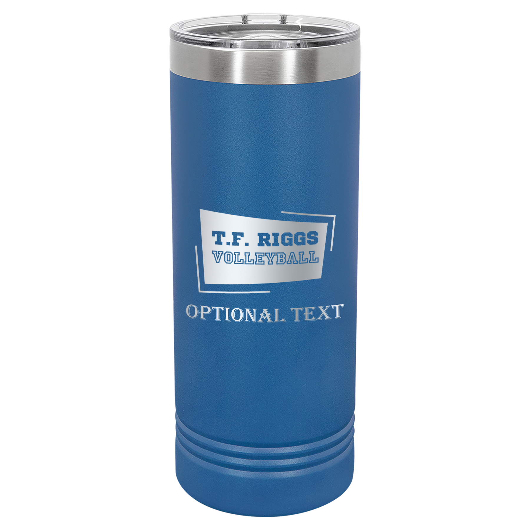 T.F. Riggs Volleyball 22 oz Skinny Tumbler, Student Gift