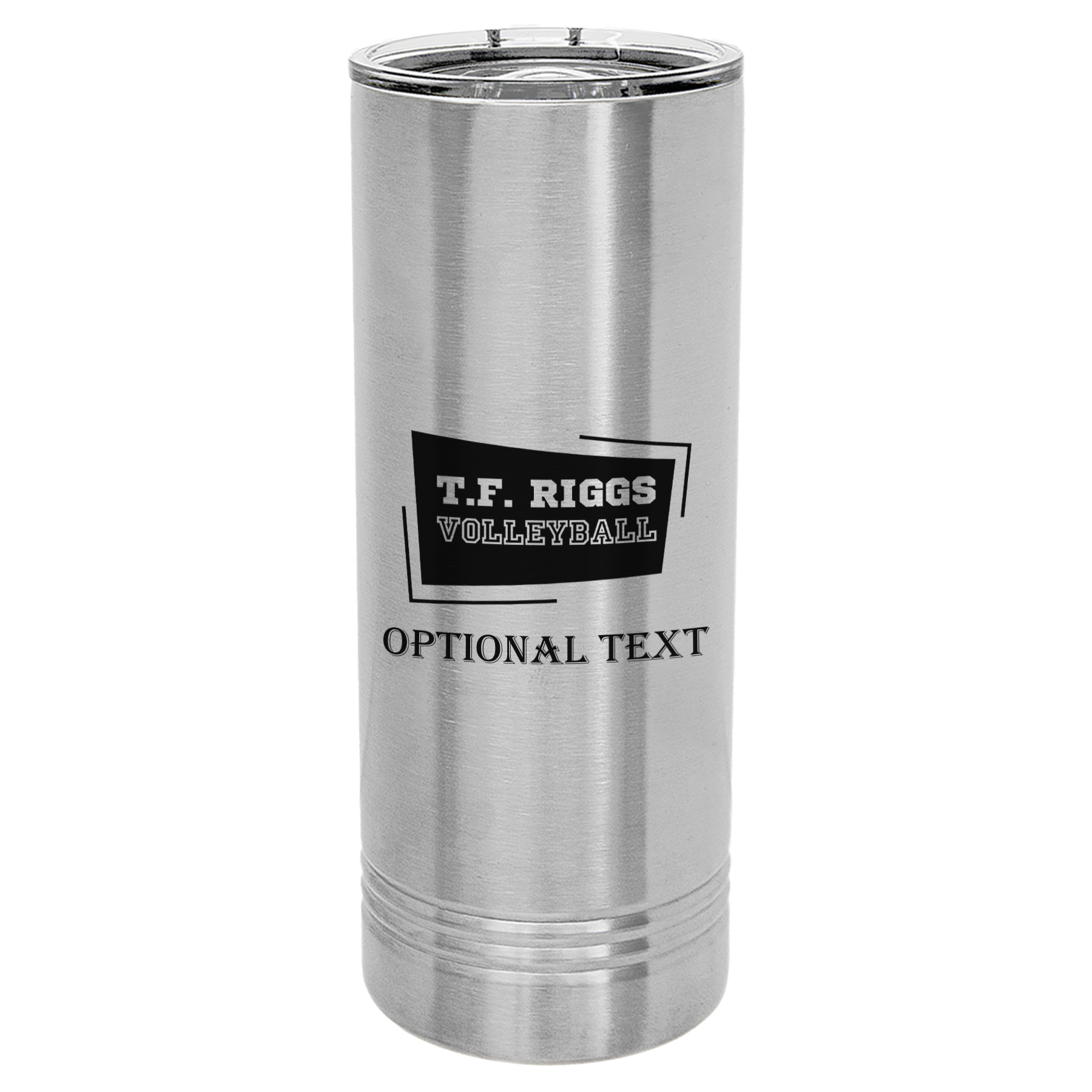 T.F. Riggs Volleyball 22 oz Skinny Tumbler, Student Gift