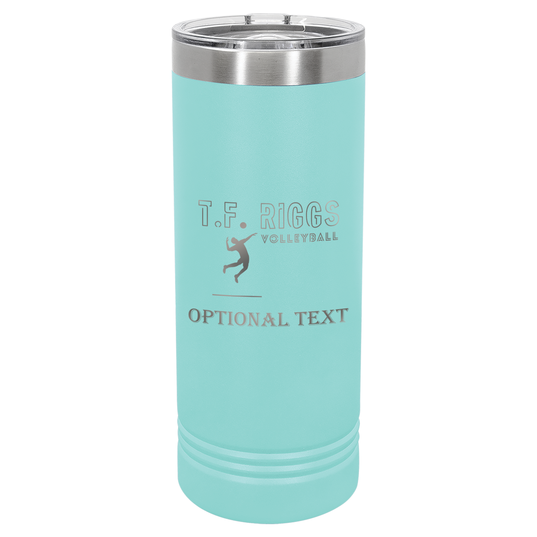 T.F. Riggs Volleyball Family Gift, 22 oz Skinny Tumbler