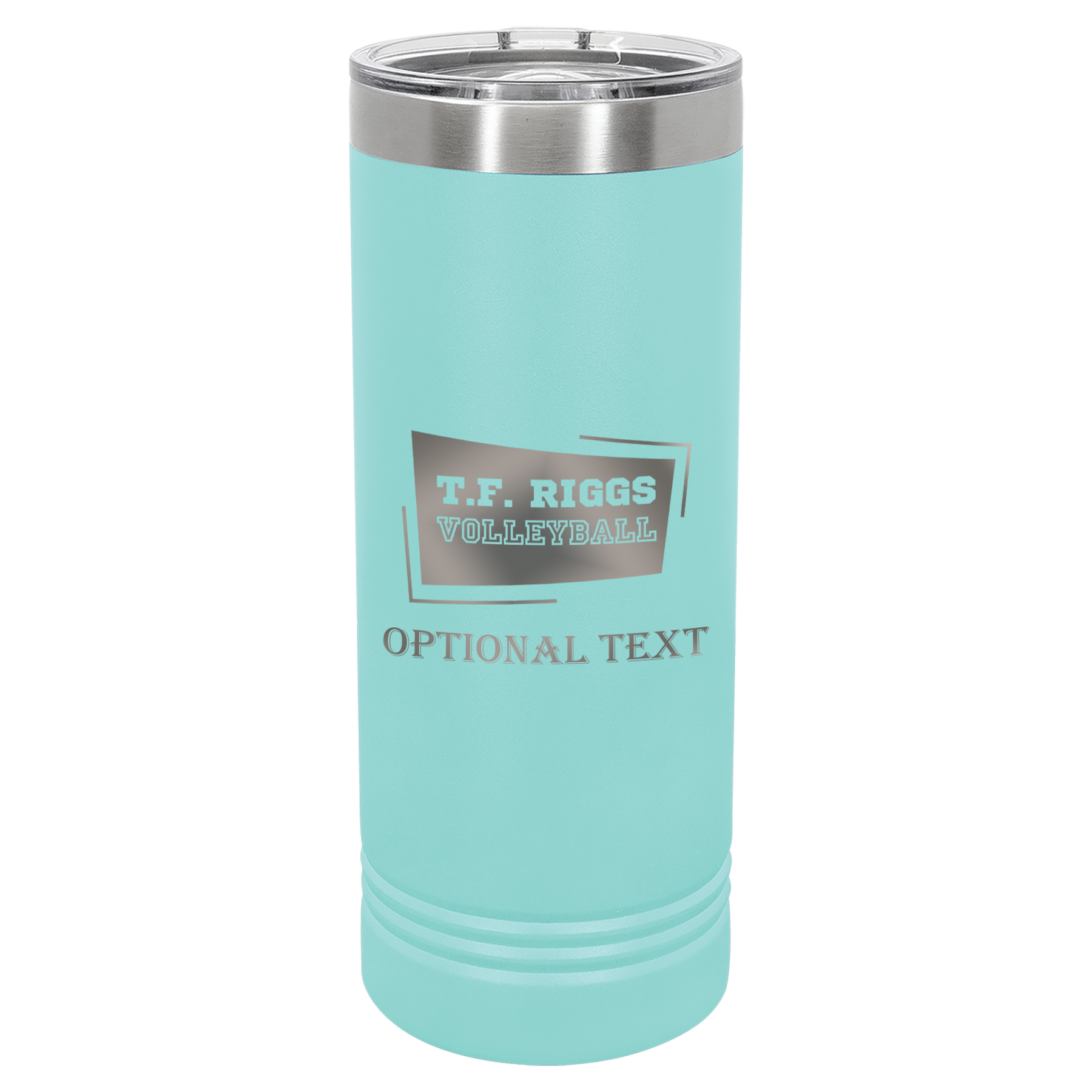 T.F. Riggs Volleyball 22 oz Skinny Tumbler, Student Gift