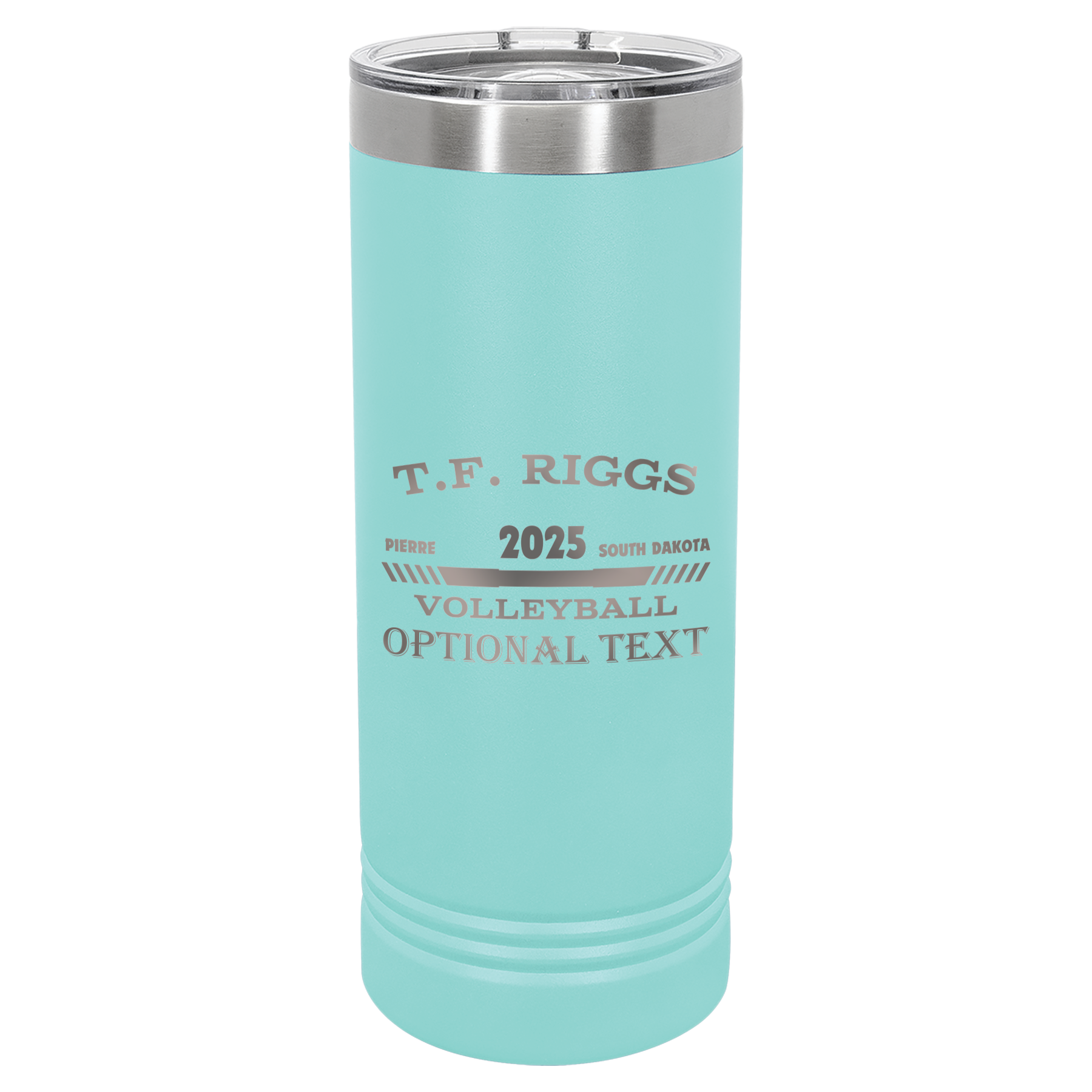 T.F. Riggs Volleyball 22 oz Skinny Tumbler