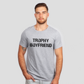 trophy boyfriend gray shirt - bw