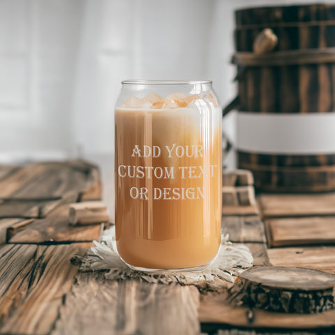 iced coffee cup beer can glass designs