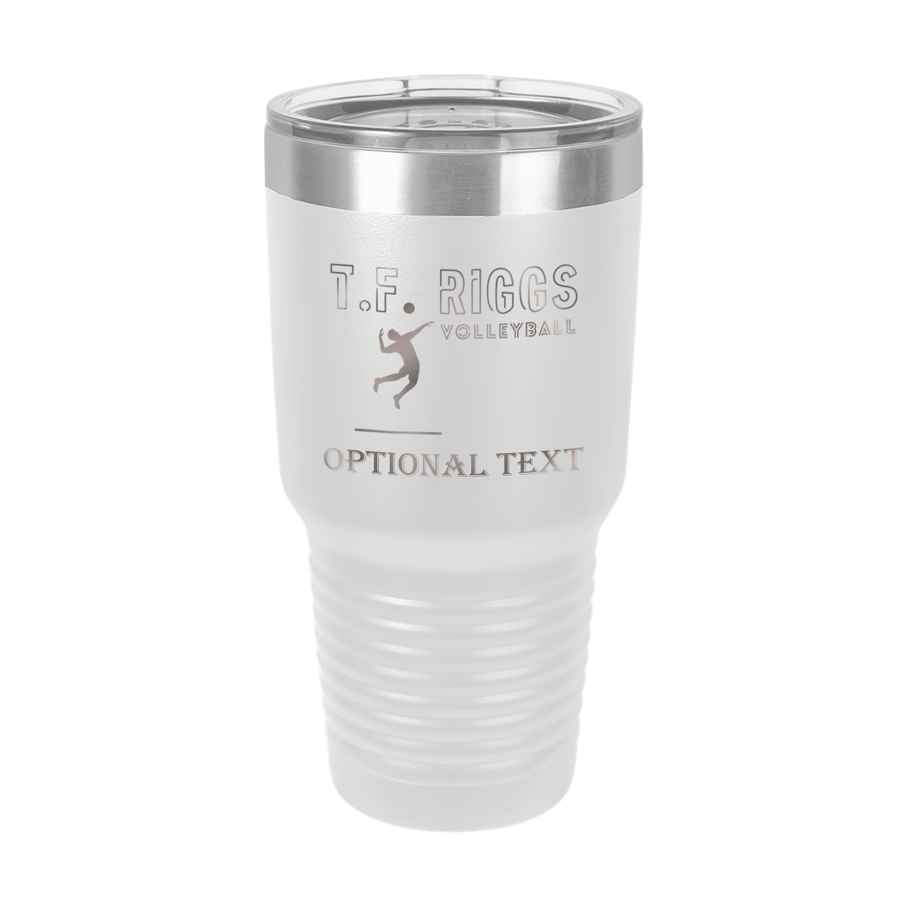 T.F. Riggs Volleyball School Pride 30 oz Ringneck Tumbler