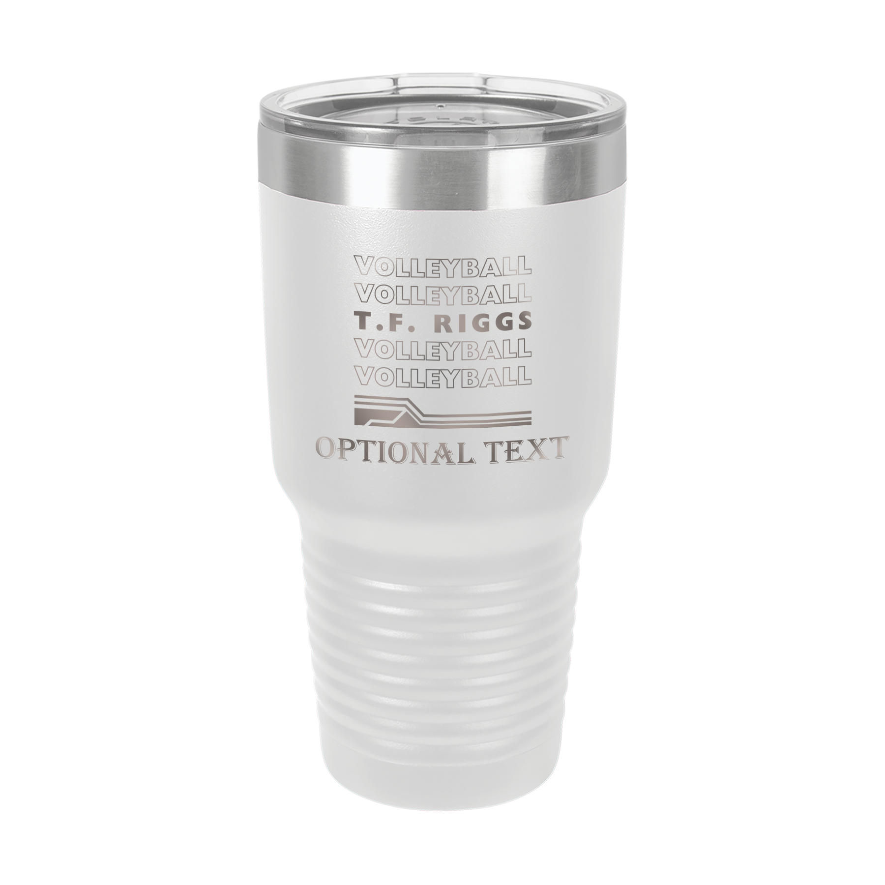 T.F. Riggs Volleyball Supporter 30 oz Ringneck Tumbler