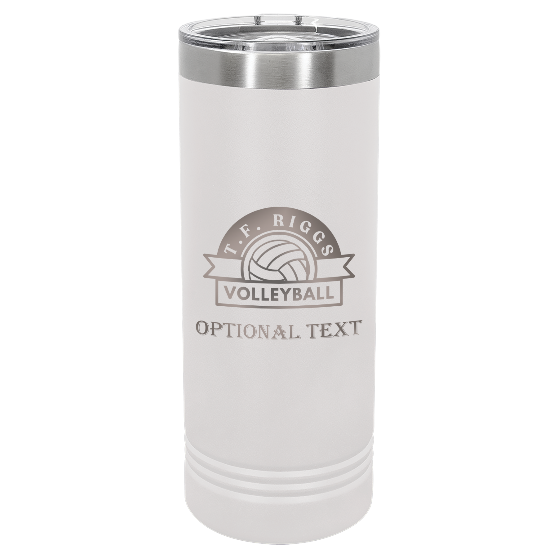 T.F. Riggs Volleyball Team Spirit 22 oz Skinny Tumbler
