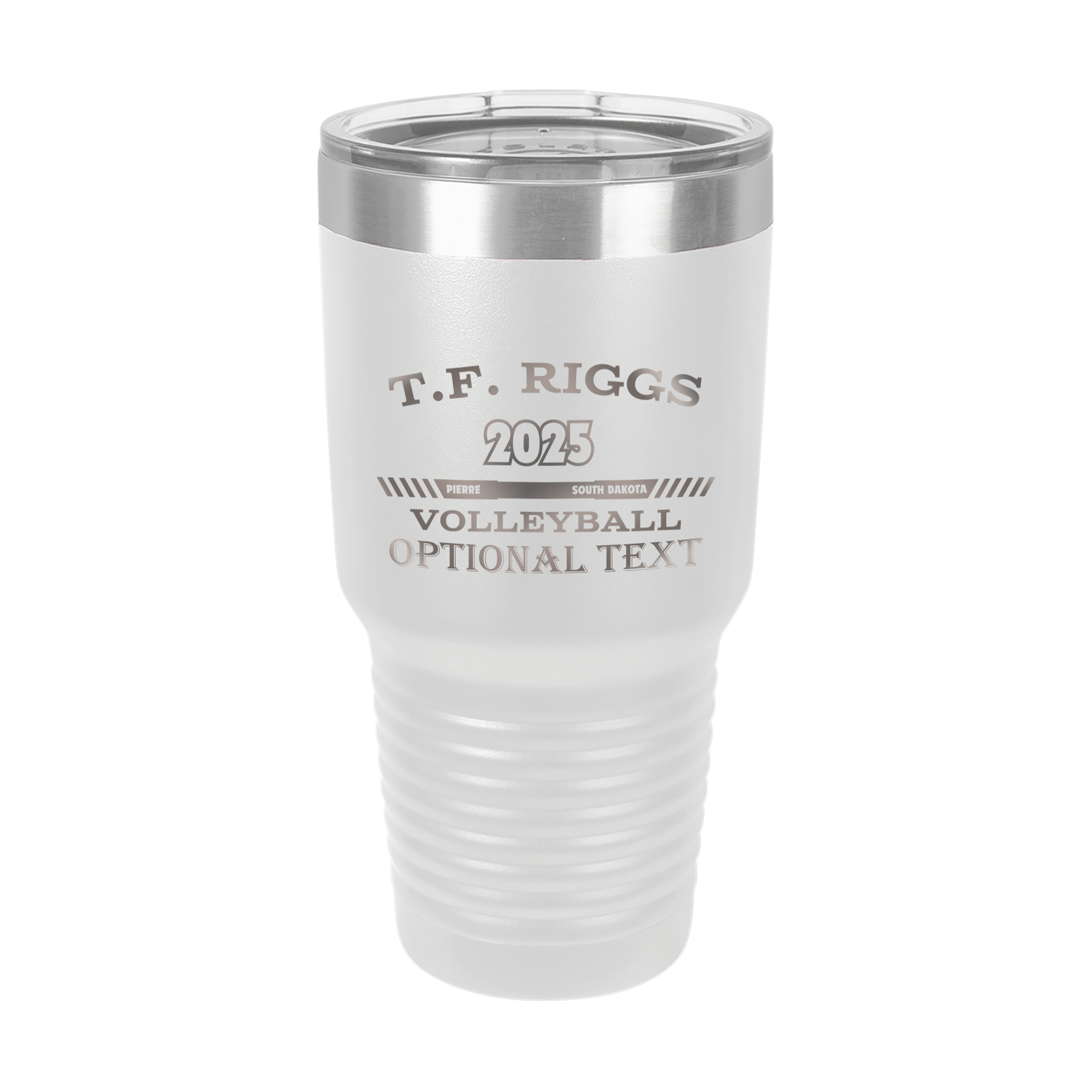T.F. Riggs Volleyball Game Day 30 oz Ringneck Tumbler
