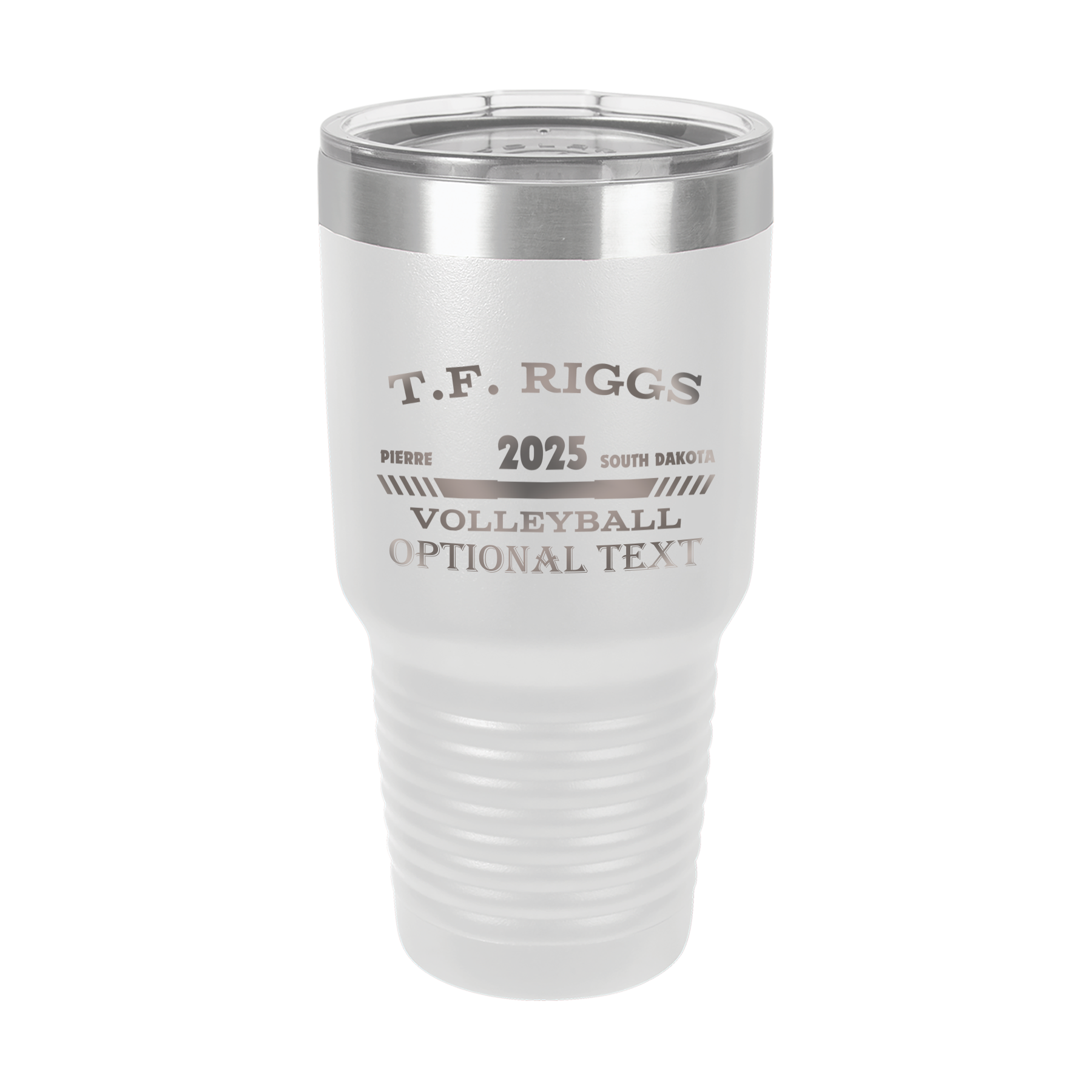 T.F. Riggs Volleyball 30 oz Ringneck Tumbler