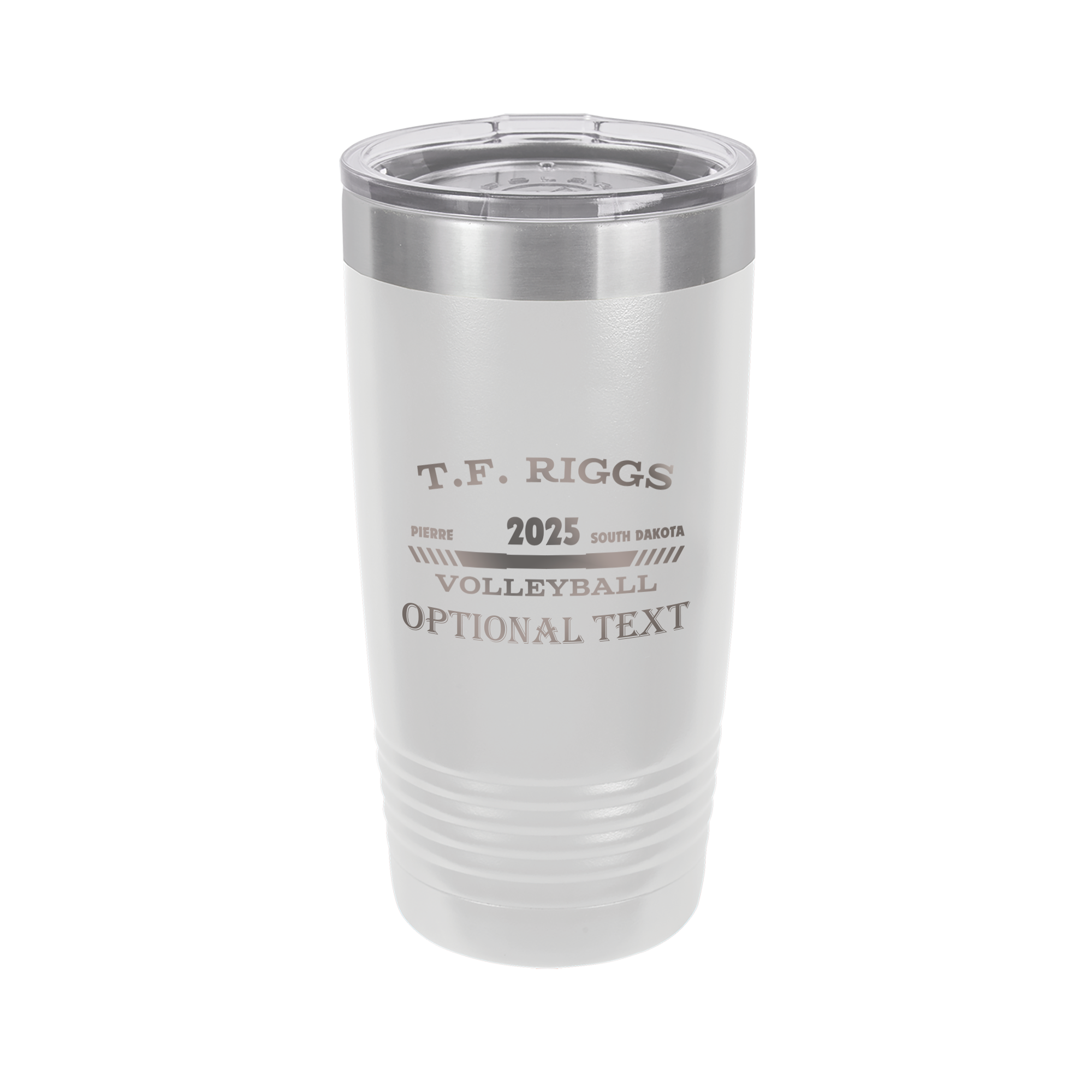 T.F. Riggs Volleyball Fan Gear 20oz Tumbler