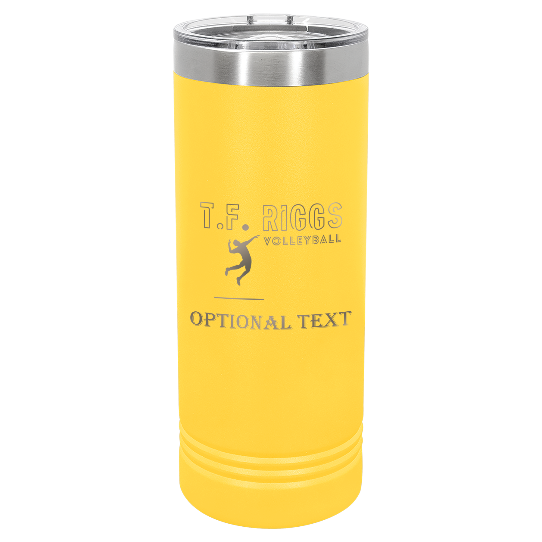 T.F. Riggs Volleyball Family Gift, 22 oz Skinny Tumbler