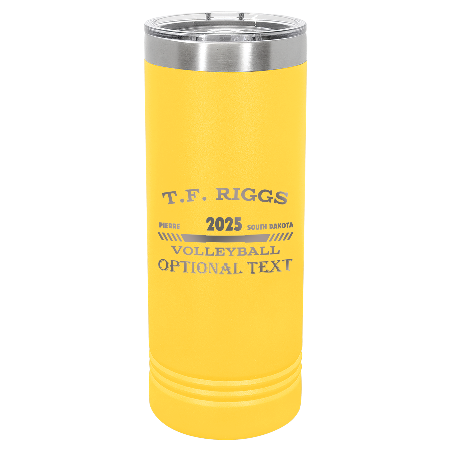 T.F. Riggs Volleyball 22 oz Skinny Tumbler