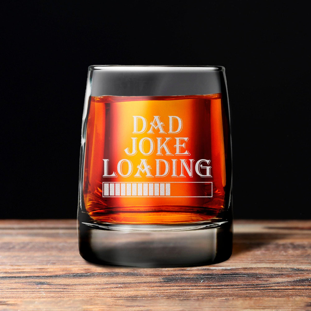 Old Fashioned 12 oz Whiskey Glass - Dad's Gift Personalized Drink Broquet Dad Joke Loading 