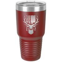 Thumbnail for Deer With Flag Design Tumbler