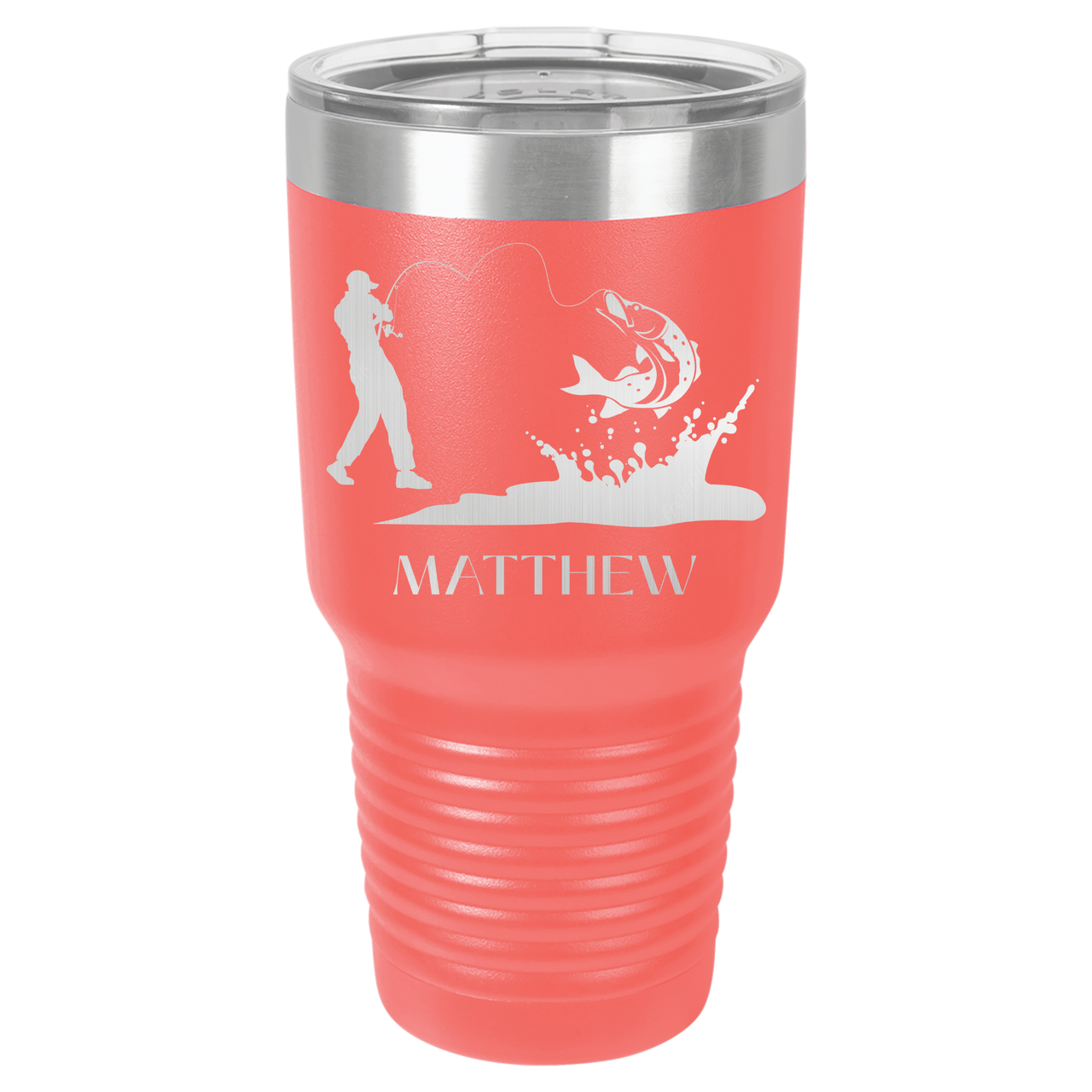 Custom Fishing 30oz Ringneck Tumbler