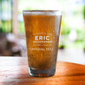 Personalized Groomsmen Beer Glass With Custom Name And Date