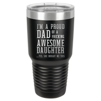 Thumbnail for I'm a Proud Dad 30oz Ringneck Tumbler