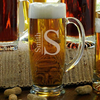 Thumbnail for Personalized Slim Beer Mug - 6 Design Options Drink JDS Modern 