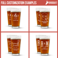 Thumbnail for Custom Beer Glass Anniversary Gifts