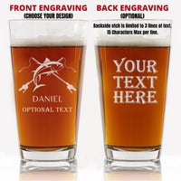 Thumbnail for Personalized Fishing Pint Glass